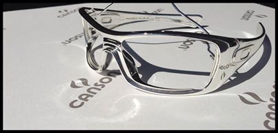 Chrome-finished sunglasses